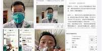 Reprodução de posts no Weibo que tratam do caso de Li Wenliang  Foto: Reprodução / BBC News Brasil