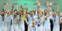 A Argentina é atual campeã do mundo no futsal (Foto: Reprodução/ Conmebol)  Foto: Gazeta Esportiva
