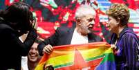 Em busca de uma nova estratégia: Lula e Dilma em congresso do PT em novembro de 2019  Foto: DW / Deutsche Welle