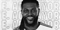 Adebayor é o novo reforço do Olimpia, do Paraguai  Foto: Divulgação/Olimpia / Estadão Conteúdo