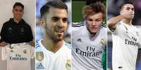 Hakimi, Ceballos, Odegaard e Reguilón podem voltar ao Real (Reprodução Instagram/AFP/Reprodução Twitter/AFP)  Foto: Lance!