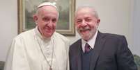 Papa Francisco e Lula em foto de arquivo  Foto: Instagram Lula / Estadão