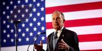 Michael Bloomberg discursa durante evento de campanha em Chattanooga, no Estado norte-americano do Tennessee
12/02/2020 REUTERS/Doug Strickland  Foto: Reuters