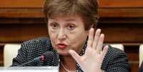 A diretora-gerente do FMI, Kristalina Georgieva, fala durante conferência organizada pelo Vaticano sobre solidariedade econômica, no Vaticano, 05/02/2020. REUTERS/Remo Casilli  Foto: Reuters