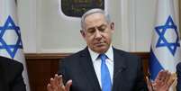 Primeiro-ministro israelense, Benjamin Netanyahu
16/02/2020
Gali Tibbon/Pool via REUTERS  Foto: Reuters