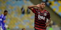 Lucas Silva marcou o gol da vitória do Fla sobre o Vasco, em janeiro (Foto: Marcelo Cortes / Flamengo)  Foto: Lance!