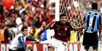 Gol do Ronaldo Angelim na última rodada do Brasileiro 2009: Flamengo 2x1 Grêmio (Foto: Sergio Moraes/Reuters)  Foto: Lance!