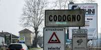 Codogno, na Lombardia, é a cidade onde começou a pandemia do coronavírus na Itália  Foto: AFP / Ansa