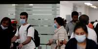 Pessoas com m&aacute;scara em aeroporto da Cidade do M&eacute;xico
04/02/2020
REUTERS/Carlos Jasso  Foto: Reuters