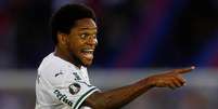 Luiz Adriano abriu o placar para o Palmeiras.  Foto: Agustin Marcarian / Reuters