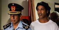 Defesa de Ronaldinho apresentou um recurso solicitando que ele fique em prisão domiciliar  Foto: EPA / Ansa