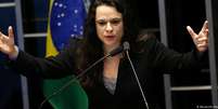 Deputada chegou a ser cotada em 2018 para ser candidata a vice de Bolsonaro.  Foto: DW / Deutsche Welle