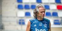 Exames de Jorge Jesus tiveram resultados inconclusivos (Alexandre Vidal/Flamengo)  Foto: LANCE!