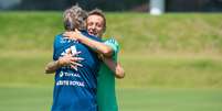 Jogadores e diretoria do Flamengo se manifestaram em apoio a Jorge Jesus (Foto: Alexandre Vidal / Flamengo)  Foto: Lance!