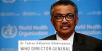 Tedros Adhanom Ghebreyesus, diretor-geral da OMS 
28/02/2020
REUTERS/Denis Balibouse  Foto: Reuters