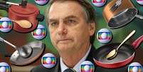 Jair Bolsonaro acusa a Globo de estimular atos contra ele em plena quarentena pela Covid-19  Foto: Foto do presidente Marco Correa/ PR / Blog Sala de TV