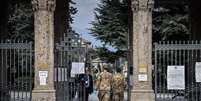 Funeral de vítima de coronavírus em Bergamo  Foto: ANSA / Ansa