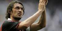 Maldini é um dos maiores ídolos do Milan (Foto: AFP)  Foto: Lance!