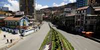 Ruas vazias em La Paz
22/03/2020
REUTERS/David Mercado  Foto: Reuters