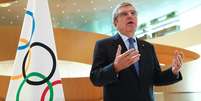 Presidente do Comitê Olímpico Internacional (COI), Thomas Bach
25/03/2020
REUTERS/Denis Balibouse  Foto: Reuters