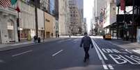 Quinta avenida quase deserta em Nova York
24/03/2020
REUTERS/Carlo Allegri  Foto: Reuters