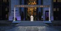 Papa Francisco fez oração na praça São Pedro vazia  Foto: ANSA / Ansa