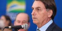 Presidente Jair Bolsonaro em pronunciamento oficial em 23 de março  Foto: Agência Brasil / BBC News Brasil