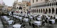 Veneza sem turistas, em foto do início de março  Foto: DW / Deutsche Welle