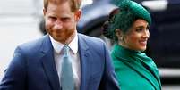 Príncipe Harry e sua esposa Meghan em Londres
09/03/2020 REUTERS/Henry Nicholls  Foto: Reuters