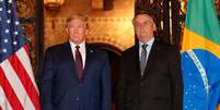 Bolsonaro e Trump conversam sobre uso da hidroxicloroquina em casos do novo coronavírus  Foto: Alan Santos / PR / Latin America News Agency / Reuters