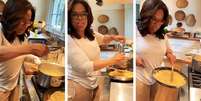 Oprah Winfrey passou a fazer 'lives' de seu cotidiano para se comunicar com os fãs  Foto: Reprodução/Instagram