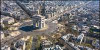 Vista aérea do Arco do Triunfo e da Champs Elysees, em Paris  Foto: ABACAPRESS.COM / Reuters