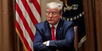 Trump participa de reunião com executivos da área de cuidados da saúde na Casa Branca, Washington 14/4/202. REUTERS/Leah Millis  Foto: Reuters
