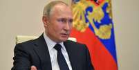 Presidente da Rússia, Vladimir Putin, preside reunião por videoconferência nos arredores de Moscou
15/04/2020 Sputnik/Alexei Druzhinin/Kremlin via REUTERS  Foto: Reuters