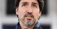 Premiê canadense, Justin Trudeau, durante entrevista coletiva em Ottawa
16/04/2020 REUTERS/Blair Gable  Foto: Reuters