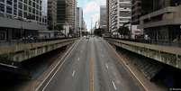 Quarentena esvaziou ruas de São Paulo  Foto: DW / Deutsche Welle