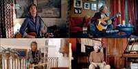 Rolling Stones durante participação no festival virtual "One World: Together At Home" 
18/04/2020
Global Citizen/Divulgação via REUTERS  Foto: Reuters