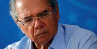 Ministro da Economia, Paulo Guedes, durante coletiva em Brasília
03/04/2020
REUTERS/Adriano Machado  Foto: Reuters