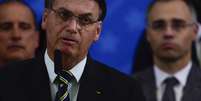 Presidente Jair Bolsonaro refuta críticar do agora ex-ministro Sergio Moro  Foto: Reuters