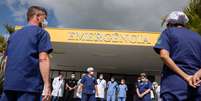 Profissionais de saúde em hospital de Ilhabela, em São Paulo
24/04/2020
REUTERS/Roosevelt Cassio  Foto: Reuters