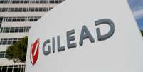 Logotipo da Gilead na frente do prédio de escritórios da companhia. 1/5/2018. REUTERS/Stephen Lam  Foto: Reuters