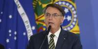 Jair Bolsonaro, presidente do Brasil, durante discurso em Brasília  Foto: Dida Sampaio / Estadão