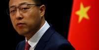 Porta-voz do Ministério das Relações Exteriores da China, Zhao Lijian, em Pequim
13/05/2020 REUTERS/Carlos Garcia Rawlins  Foto: Reuters