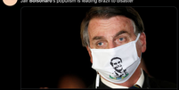 Veículos internacionais publicaram textos com duras críticas à resposta do presidente Jair Bolsonaro à crise gerada pelo coronavírus  Foto: Reprodução / BBC News Brasil