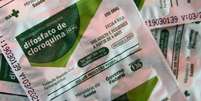 Cartelas com comprimidos de cloroquina em farmácia de hospital em Porto Alegre
26/05/2020
REUTERS/Diego Vara  Foto: Reuters