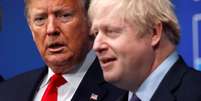 Presidente dos EUA, Donald Trump, e premiê britânico, Boris Johnson, em Watford
04/12/2019 REUTERS/Peter Nicholls/Pool  Foto: Reuters