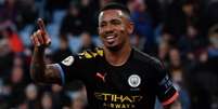 Gabriel Jesus em ação pelo Manchester City (Foto: PAUL ELLIS / AFP)  Foto: Lance!