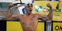 Gabriel Santos é um dos principais nomes da natação brasileira (Foto: Satiro Sodré/SSPress/CBDA)  Foto: Lance!