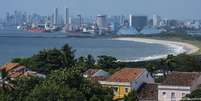 Vista do Recife a partir de Olinda  Foto: DW / Deutsche Welle