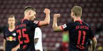 Leipzig conta com presença de Timo Werner para não passar sufoco contra o Paderborn (Foto: INA FASSBENDER / AFP)  Foto: Lance!